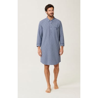 Chemise Grand-Père en flanelle de coton à carreaux Elie ARTHUR
