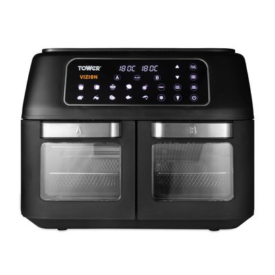 Vortx Vizion 11L Dual Air Fryer - T17102 TOWER