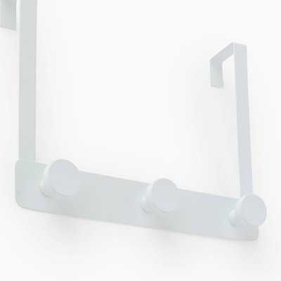 Patère multiple de porte en métal, 25x7,5x20cm MONOPRIX