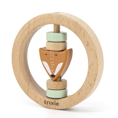 Hochet rond en bois Mr. Fox - Trixie TRIXIE