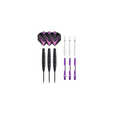 Jeu de 3 fléchettes professionnelles à pointe en acier 23 gr Cupra JARDINDECO