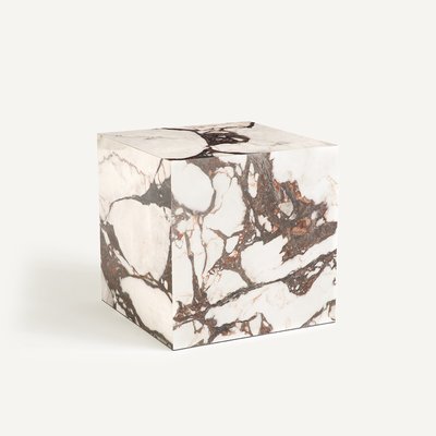 Bout de canapé, céramique effet marbre, Alcana AM.PM