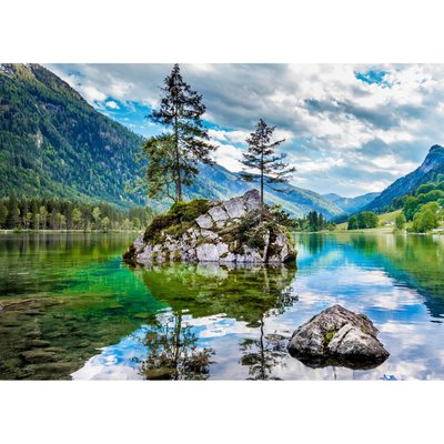 Tableau Sur Toile Îlot Sur Rivière MONTAGNE CEANOTHE