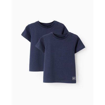 Pack 2 T-shirts Unis en Coton ZIPPY