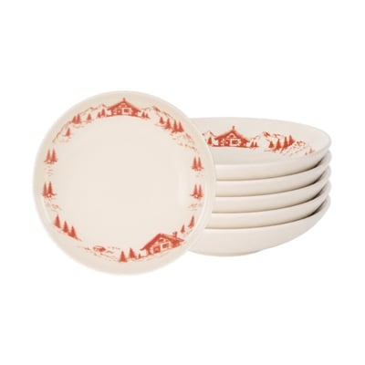 Assiette creuse 22 cm (lot de 6) - ALPAGES TABLE PASSION