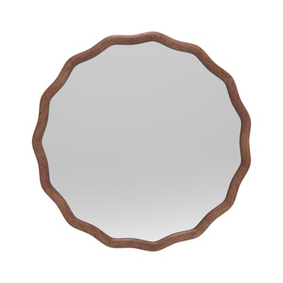 Miroir bois ondulé 60cm EMDE