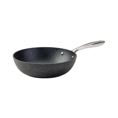 Wok 28 cm fonte aluminium revêtement antiadhésif céramique FACKELMANN