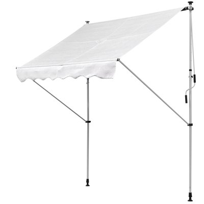 Store banne manuel rétractable 2L x 1,5l x 1,7-2,8H m OUTSUNNY