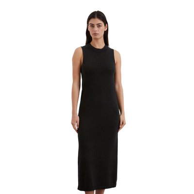 Robe en tricot sans manches slim en mélange de coton et de lin bio MARC O'POLO