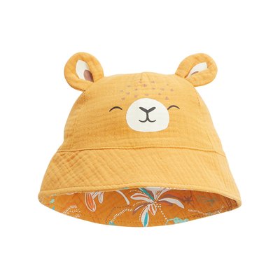 Bob bébé réversible en gaze de coton Liwa PETIT BEGUIN