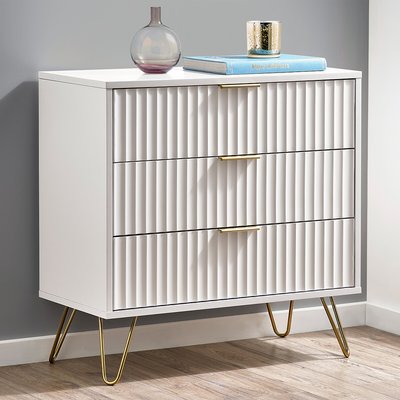 Ancona Sculptural Chest of 3 Drawers SO'HOME
