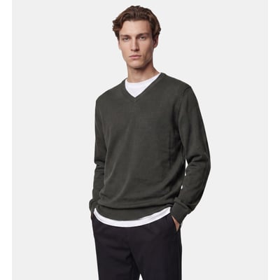 Pull droit tuton col v coton bio GALERIES LAFAYETTE