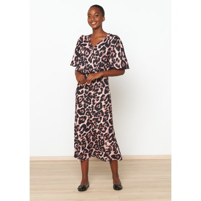 Jupe imprime leopard La Redoute