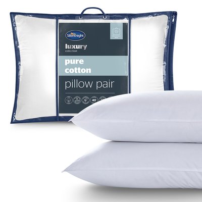 Pure Cotton Pillow Pair SILENTNIGHT