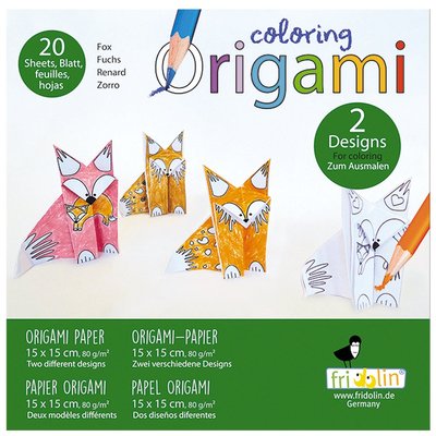 Coloring Origami - Renard FRIDOLIN