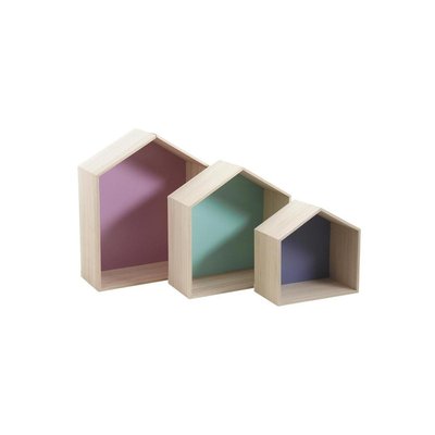 Etagère Niche Maison (Lot de 3) AUBRY GASPARD