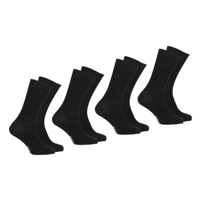 Mi-chaussettes, lot de 4, COTON PEIGNE EMINENCE
