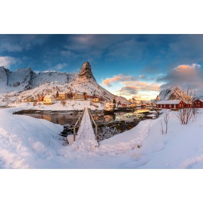 Tableau paysage Reine des Glaces HEXOA