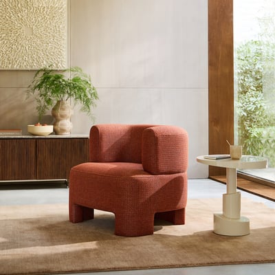 Fauteuil petit modèle polypropylène texturé Darrel AM.PM