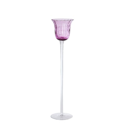 Photophore décoratif en verre soufflé H35 NOËL SIA DECO