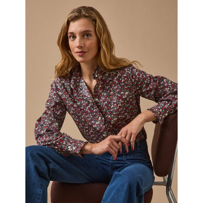 Blouse  tissu Liberty - Coupe Émilie CYRILLUS