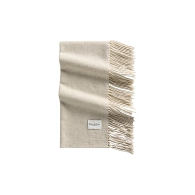 Écharpe en laine tissée avec de longues franges sur les côtés MARC O'POLO