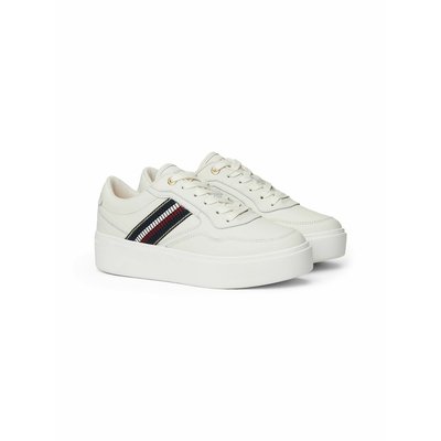 Baskets plateforme Stripes en cuir TOMMY HILFIGER