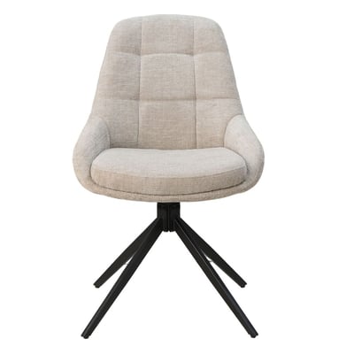 Chaise repas en tissu ZAGO