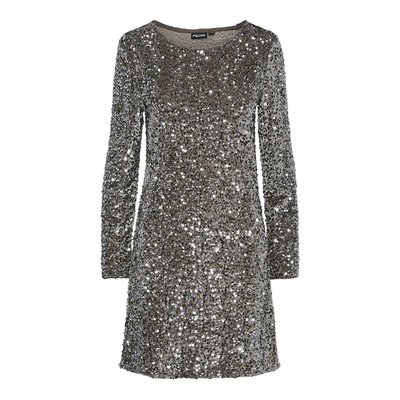 Robe courte à sequins PIECES