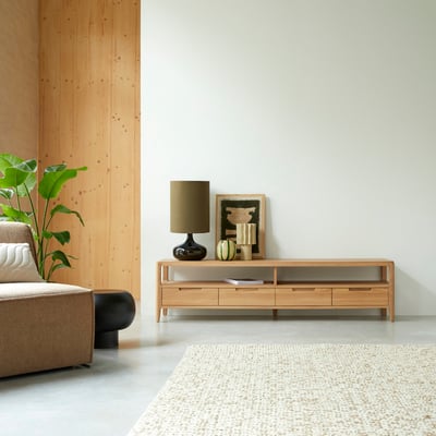 Meuble Hi-FI, TV en Chêne, ARTO TIKAMOON