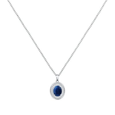 Collier en argent 925 et oxyde de zirconium CLEOR