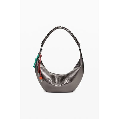 Sac bandoulière logo 3D métallisé moyen DESIGUAL