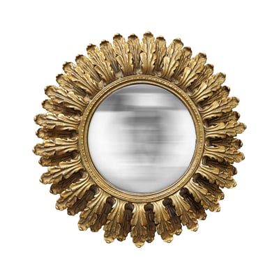 Miroir convexe pétales 19.5cm EMDE