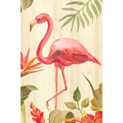 Tableau Flamant rose tropical HEXOA