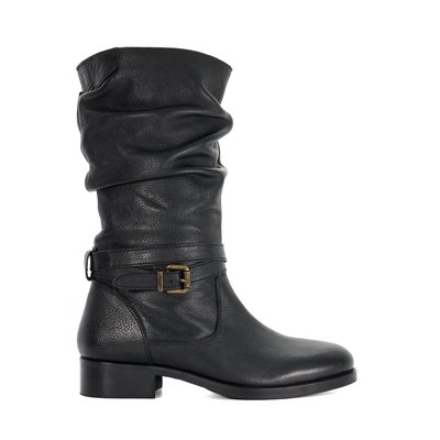 Bottes mi-mollet en cuir - TASA DUNE LONDON