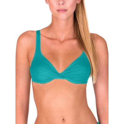 Haut maillot de bain armaturé Gran Canaria vert LISCA