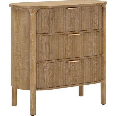 Commode 3 tiroirs en sapin et fer MODERN RECOLLECTION
