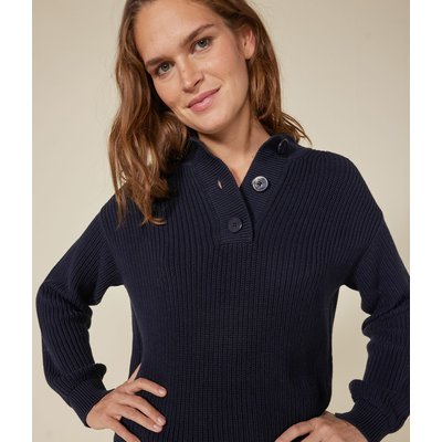 Pull col camionneur en grosse maille PETIT BATEAU
