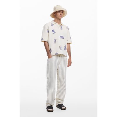 Desigual - Pantalon à rayures verticales DESIGUAL