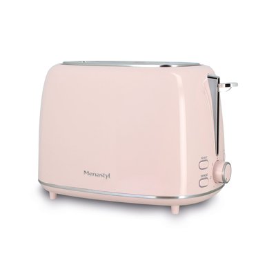 Grille pain 2 tranches en acier inoxydable, RETRO MENASTYL