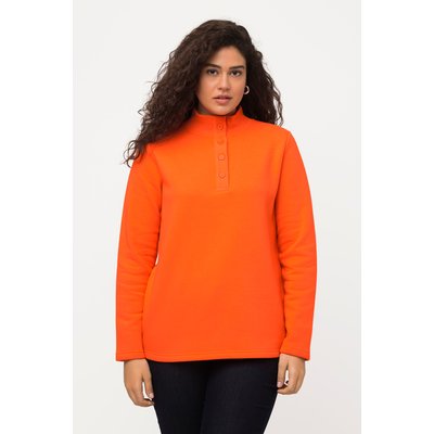Sweat-shirt, col montant en maille, boutons ULLA POPKEN