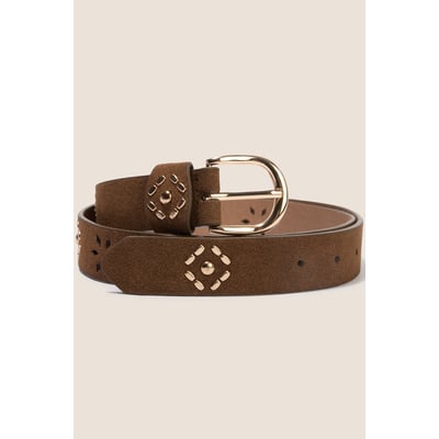 Ceinture fine aspect daim BREAL