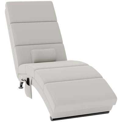 Fauteuil de massage inclinable Tissu effet HOMCOM