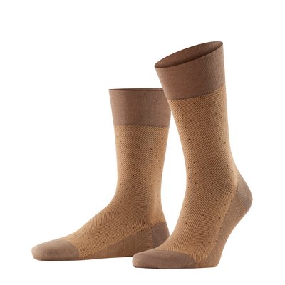 Chaussettes Sensitive Herringbone Laine Vierge FALKE