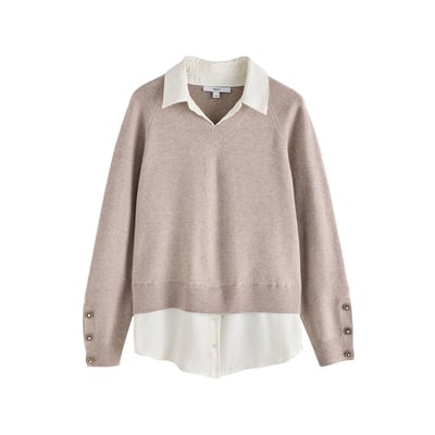 Chemise en maille ultra-douce manches longues NEXT