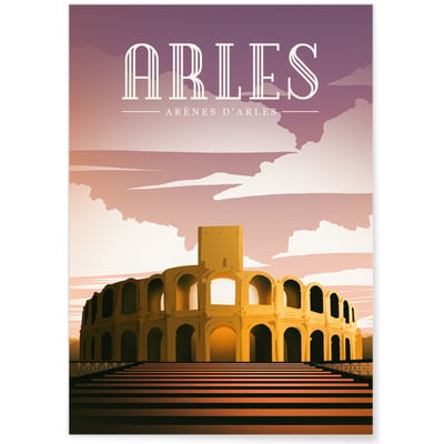 Affiche ville Arles L'AFFICHERIE