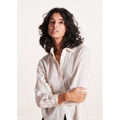 Chemise ample fluide écrue LA FEE MARABOUTEE