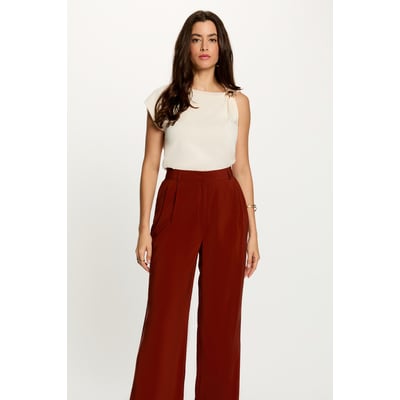 Top asymétrique sans manches MORGAN