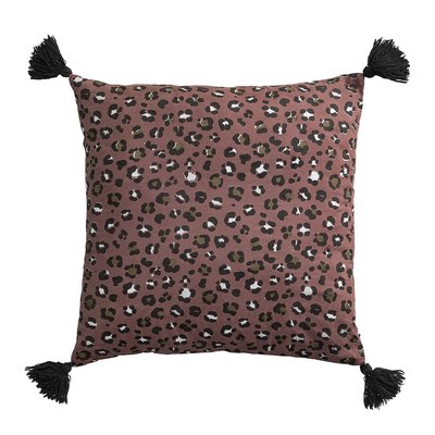 Housse de coussin polycoton BLANC D’IVOIRE