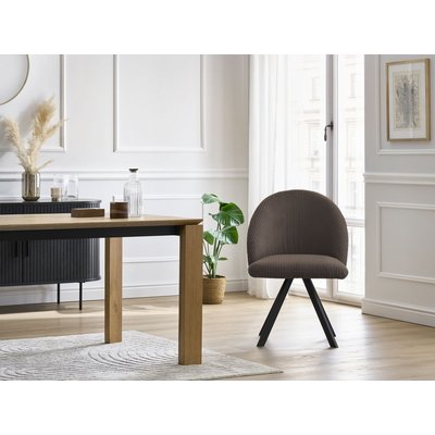 Lot de 2 chaises velours côtelé, LALIE BOBOCHIC